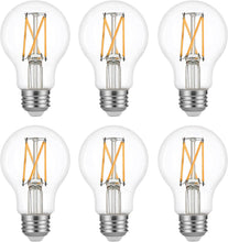 Load image into Gallery viewer, 75W Equiv. Clear Glass Filament A19 Soft White Dimmable LED Bulb
