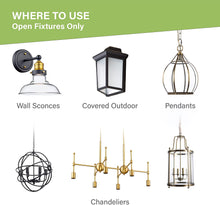 Load image into Gallery viewer, 60W Equiv. Clear Glass Filament G16.5/E12 Soft White Dimmable LED Bulb
