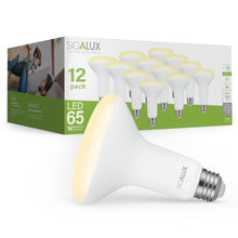 Load image into Gallery viewer, 65 Watt Equivalent Soft White Dimmable BR30 LED Bulb
