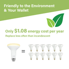Load image into Gallery viewer, 65 Watt Equivalent Soft White Dimmable BR30 LED Bulb
