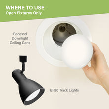 Load image into Gallery viewer, 65 Watt Equivalent Soft White Dimmable BR30 LED Bulb

