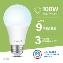 Load image into Gallery viewer, 100 Watt Equivalent Daylight A19 LED Bulb
