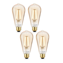 Load image into Gallery viewer, 60W Equiv. Amber Glass Filament ST19 Soft White Dimmable LED Bulb
